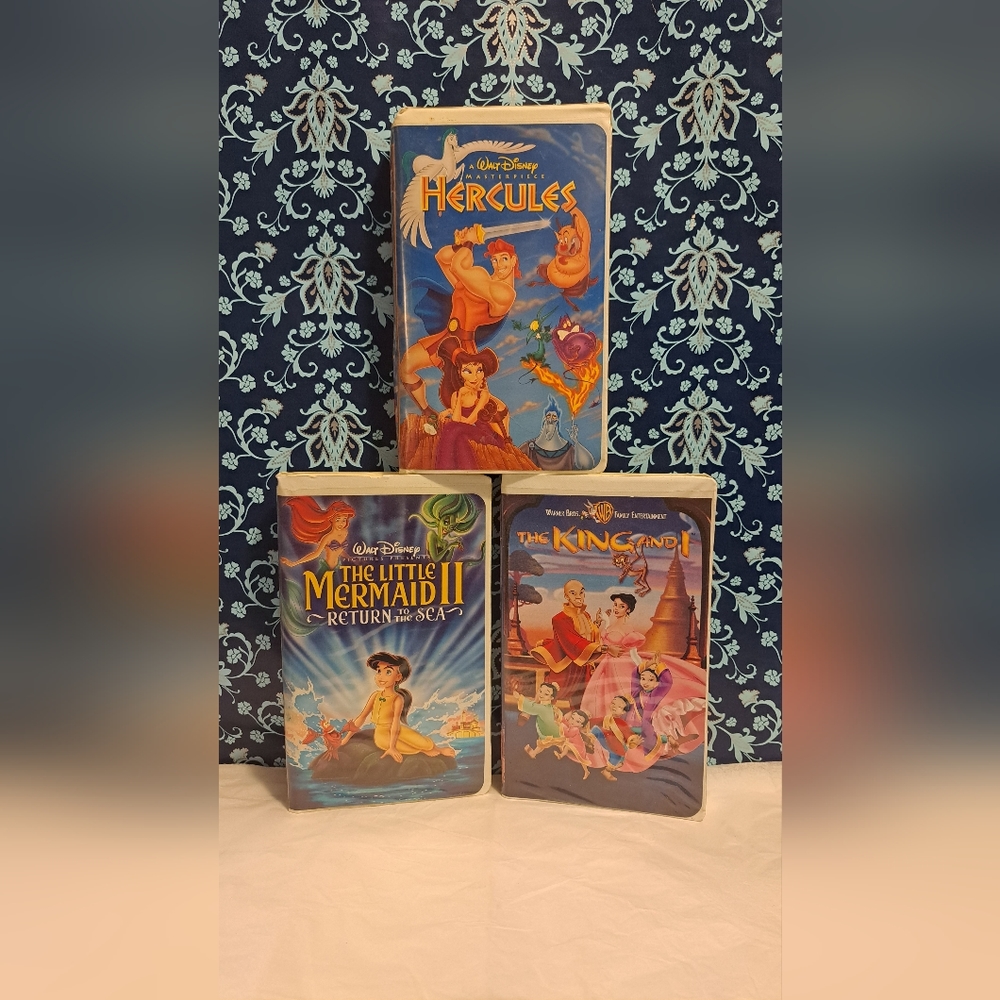 Set of 3 Vintage VHS Tapes